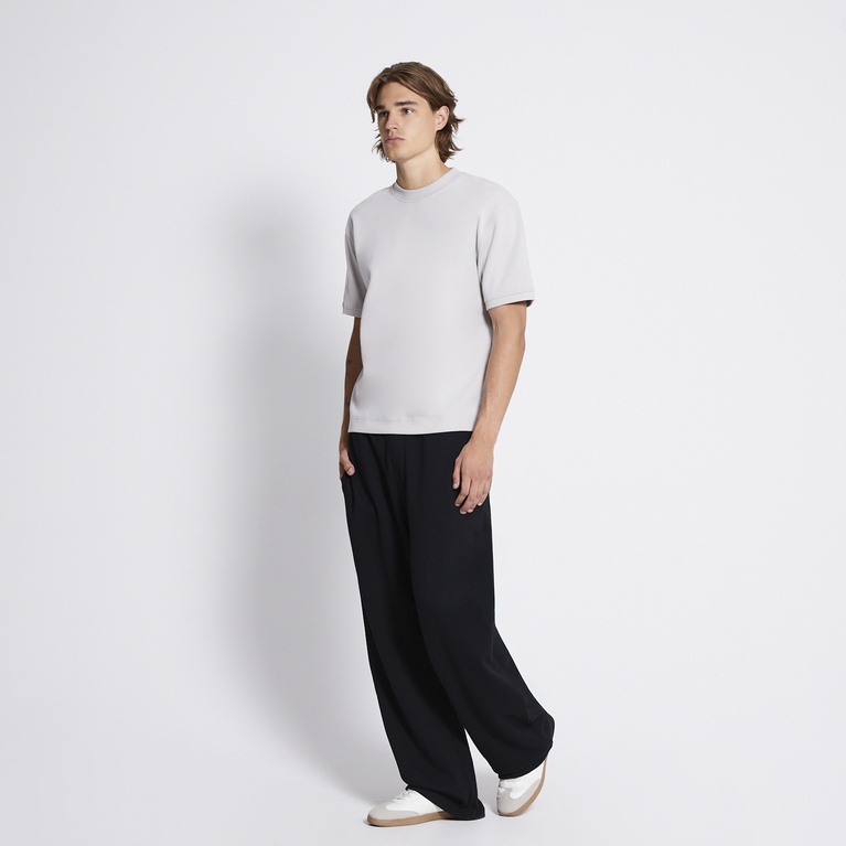 Boxy sweat tee "Gunnar" Light Beige